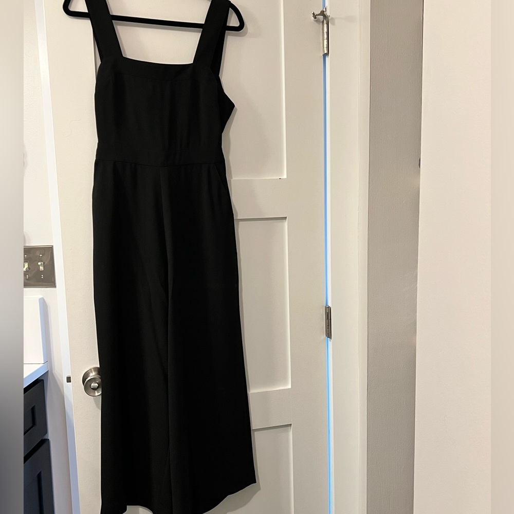 Madewell Apron Bow-Back Jumpsuit